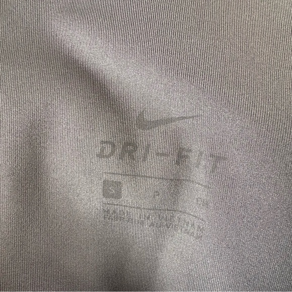 Nike Peloton Dri-Fit S Athletic Cycling Yoga‎ Running Leggings Gray Logo Ankle - Picture 5 of 8